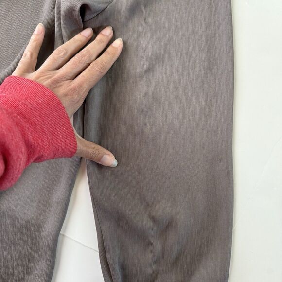 Banana Republic Accordion Ruffle Collar Shimmer Size Medium - Picture 9 of 14